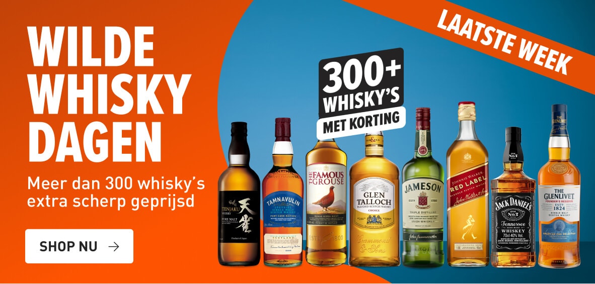 Wilde Whisky dagen meer dan 300 whiskys met korting laatste week!